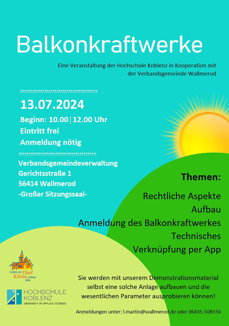 Balkonkraftwerke 2024 workshop